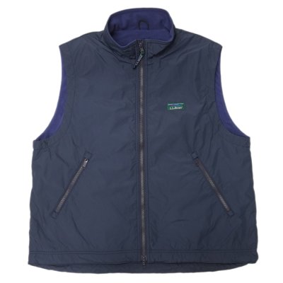 画像1: L.L.Bean（エルエルビーン）Lovell Microfleece Lined Vest（ラヴェルマイクロフリースラインドベスト）-Japan Edition-/Navy（ネイビー）