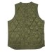 画像3: A VONTADE（アボンタージ）Quilted Line Vest（キルテッドライナーベスト）Detachble Collar/Olive（オリーブ）