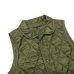 画像4: A VONTADE（アボンタージ）Quilted Line Vest（キルテッドライナーベスト）Detachble Collar/Olive（オリーブ）