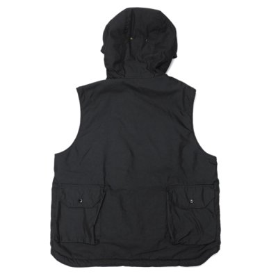 画像2: ENGINEERED GARMENTS（エンジニアードガーメンツ）Field Vest（フィールドベスト）NYCO Twill/Black（ブラック）