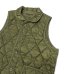 画像5: A VONTADE（アボンタージ）Quilted Line Vest（キルテッドライナーベスト）Detachble Collar/Olive（オリーブ）