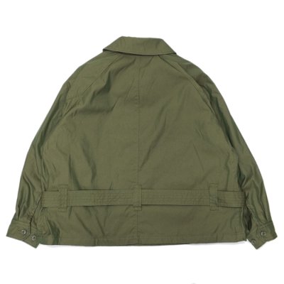 画像2: ENGINEERED GARMENTS（エンジニアードガーメンツ）SHORT TRENCH JK（ショートトレンチジャケット）PC Wheather Poplin/Olive（オリーブ）