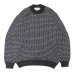 画像1: L.L.Bean（エルエルビーン）Wayne Sweater Bard's-Eye（ウェインセーターバーズアイ）-Japan Edition-/Charcoal×Natural×Purple（チャコール×ナチュラル×パープル）※Mサイズのみ (1)