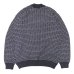 画像2: L.L.Bean（エルエルビーン）Wayne Sweater Bard's-Eye（ウェインセーターバーズアイ）-Japan Edition-/Charcoal×Natural×Purple（チャコール×ナチュラル×パープル）※Mサイズのみ (2)