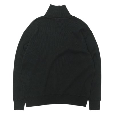 画像2: FilMelange（フィルメランジェ）DONNY（ドニー）"Cotton Wool Broad Stitch Smooth"/Black（ブラック）