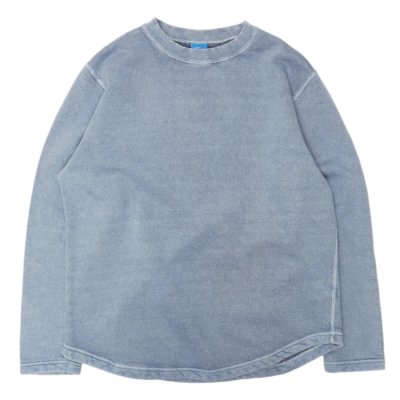 画像1: Good On（グッドオン）Rough Crew Sweat（ラフクルースウェット）"Pigment Dye"/Ajisai（アジサイ）