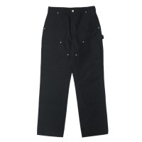 Carhartt（カーハート）DOUBLE FRONT WORK DUNGAREE（ダブルフロントワークダンガリー）/Black（ブラック）【裾上げ無料】