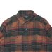 画像3: ENGINEERED GARMENTS（エンジニアードガーメンツ）WORK SHIRT（ワークシャツ）Cotton Plaid Flannel/Orange×Red（オレンジ×レッド）