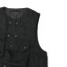 画像5: ENGINEERED GARMENTS（エンジニアードガーメンツ）Cover Vest（カバーベスト）Lt,Weight Fake Suede/Black（ブラック）