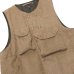 画像6: ENGINEERED GARMENTS（エンジニアードガーメンツ）Cover Vest（カバーベスト）Lt,Weight Fake Suede/Khaki（カーキ）