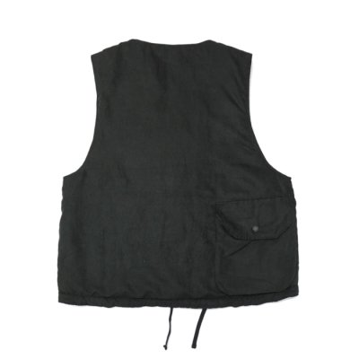 画像2: ENGINEERED GARMENTS（エンジニアードガーメンツ）Cover Vest（カバーベスト）Lt,Weight Fake Suede/Black（ブラック）