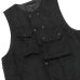 画像6: ENGINEERED GARMENTS（エンジニアードガーメンツ）Cover Vest（カバーベスト）Lt,Weight Fake Suede/Black（ブラック）