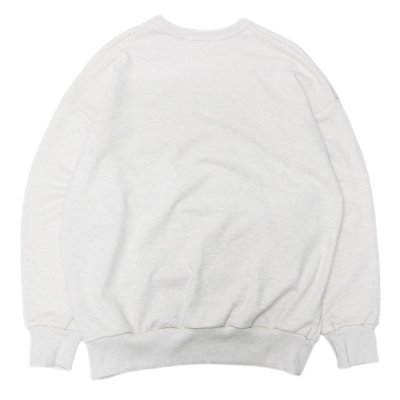 画像2: alvana（アルヴァナ）TURI-AMI 60s SAHPE SWEAT（吊り編み60sシェイプスウェット）/OAT-Grey（オートミールグレー）