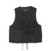 画像1: ENGINEERED GARMENTS（エンジニアードガーメンツ）Cover Vest（カバーベスト）Lt,Weight Fake Suede/Black（ブラック） (1)