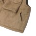 画像7: ENGINEERED GARMENTS（エンジニアードガーメンツ）Cover Vest（カバーベスト）Lt,Weight Fake Suede/Khaki（カーキ）