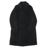 KAPTAIN SUNSHINE（キャプテンサンシャイン）Traveller Coat（トラベラーコート）REVERSE DOUBLE CLOTH MELTON/Top Black（トップブラック）