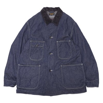 画像1: A VONTADE（アボンタージ）Coverall w/Blanket Liner（カバーオール＋ブランケットライナー）9.5oz Nepped Denim/Indigo（インディゴ）