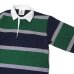 画像4: BARBARIAN（バーバリアン）クラシック ラガーシャツ-NEW FIT-（3 COLOR STRIPES）/Navy×White×Pine（ネイビー×ホワイト×パイン）