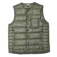 NANGA（ナンガ）INNER DOWN VEST（インナーダウンベスト）/Khaki（カーキ）