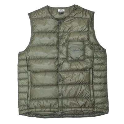 画像1: NANGA（ナンガ）INNER DOWN VEST（インナーダウンベスト）/Khaki（カーキ）