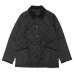 画像1: Barbour（バブァー）LIDDESDALE QUILT JACKET（リデスデイル キルトジャケット）/Black（ブラック） (1)