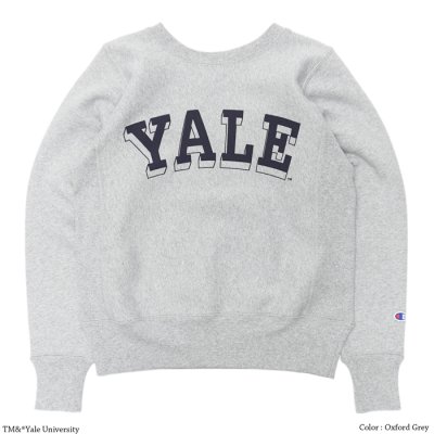 画像2: Champion（チャンピオン）”24AW” REVERSE WEAVE CREWNECK SWEATSHIRT（リバースウィーブクルーネックスウェットシャツ）-College Print- / YALE : OxFord（オックスフォードグレー）Navy（ネイビー）・ MICHIGAN STATE : OxFord（オックスフォードグレー）Moss Green（モスグリーン）