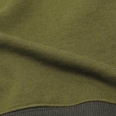 画像2: Nigel Cabourn（ナイジェルケーボン）HIGH NECK SHIRT（ハイネックシャツ）"TWO TONE"/Dark Green（ダークグリーン）※48 (M)のみ