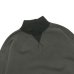 画像7: Nigel Cabourn（ナイジェルケーボン）HIGH NECK SHIRT（ハイネックシャツ）"TWO TONE"/Charcoal（チャコール）・Dark Green（ダークグリーン）