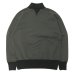 画像6: Nigel Cabourn（ナイジェルケーボン）HIGH NECK SHIRT（ハイネックシャツ）"TWO TONE"/Charcoal（チャコール）・Dark Green（ダークグリーン）