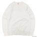 画像4: BARNS OUTFITTERS (バーンズアウトフィッターズ) "STANDARD" COZUN GUSSET CREW NECK SWEAT (はめ込み両Vガゼット）/ Black（ブラック）・Natural（ナチュラル）