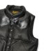 画像4: Y'2 LEATHER（ワイツーレザー）STEER OIL×HORSE HIDE DOWN VEST（ステアオイル×ホースハイドダウンベスト）/Black×Black（ブラック×ブラック）