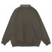 画像2: alvana（アルヴァナ）MASSIVE HENLEY NECK P.O（マッシブ ヘンリーネックプルオーバー）"Heavy Urake"/Olive（オリーブ） (2)