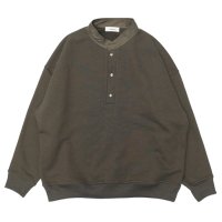 alvana（アルヴァナ）MASSIVE HENLEY NECK P.O（マッシブ ヘンリーネックプルオーバー）"Heavy Urake"/Olive（オリーブ）