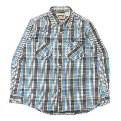 画像1: CAMCO（カムコ）Heavy Wight Flannel Shirt（ヘビーウエイト フランネルシャツ）/Blue（ブルー）