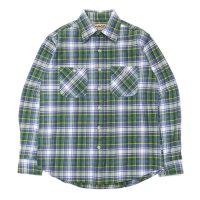 CAMCO（カムコ）Heavy Wight Flannel Shirt（ヘビーウエイト フランネルシャツ）/Green×Blue（グリーン×ブルー）