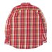 画像2: CAMCO（カムコ）Heavy Wight Flannel Shirt（ヘビーウエイト フランネルシャツ）/Red（レッド） (2)