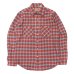 画像1: CAMCO（カムコ）Heavy Wight Flannel Shirt（ヘビーウエイト フランネルシャツ）/Red×Blue（レッド×ブルー） (1)