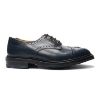 Tricker's（トリッカーズ）キャップトゥブローグシューズ（ダイナイトソール）/Navy Aniline Calf（ネイビーアニリンカーフ）