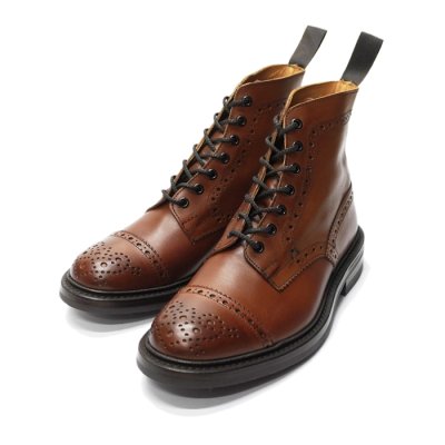 画像2: Tricker's（トリッカーズ）キャップトゥブローグブーツ（ダイナイトソール）/Beechnut Burnished（ビーチナッツバーニッシュド）