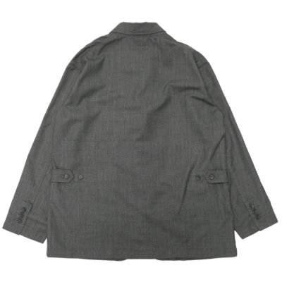 画像2: ENGINEERED GARMENTS（エンジニアードガーメンツ）Loiter Jacket（ロイタージャケット）"Tropical Wool" / Charcoal（チャコール）