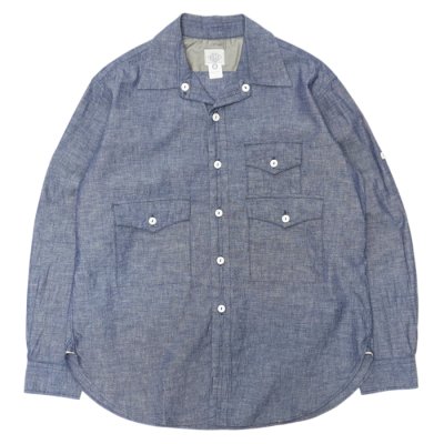 画像1: Post O'Alls（ポストオーバーオールズ）Town&Country Safari（タウン＆カントリーサファリ）"Classic Chambray" / Indigo（インディゴ）