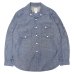 画像1: Post O'Alls（ポストオーバーオールズ）Town&Country Safari（タウン＆カントリーサファリ）"Classic Chambray" / Indigo（インディゴ） (1)