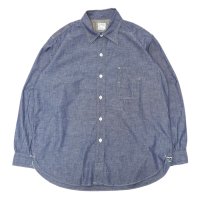 Post O'Alls（ポストオーバーオールズ）No.1 Shirt MV（No.1シャツ）"Classic Chambray" / Indigo（インディゴ）