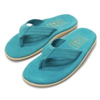 ISLAND SLIPPER（アイランドスリッパ）PT203 レザートングサンダル/Turquoise Suede（ターコイズスエード）