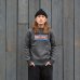 画像7: BARNS OUTFITTERS (バーンズアウトフィッターズ) "STANDARD" COZUN GUSSET PRINT CREW NECK SWEAT SP (はめ込み両Vガゼットクルーネックスウェット）"BIG MAC"/ Black（ブラック）