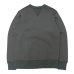 画像2: BARNS OUTFITTERS (バーンズアウトフィッターズ) "STANDARD" COZUN GUSSET PRINT CREW NECK SWEAT SP (はめ込み両Vガゼットクルーネックスウェット）"BIG MAC"/ Black（ブラック） (2)