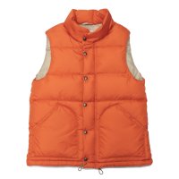 SIERRA DESIGNS（シエラデザイン）ZIP DOWN VEST（ジップダウンベスト）/Orange（オレンジ）※Mサイズのみ