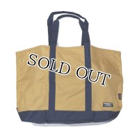 L.L.Bean（エルエルビーン）Cordura Nylon Tote（コーデュラナイロントート） / Antique Gold×Classic Navy（アンティークゴールド×クラシックネイビー）