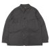 画像1: *A VONTADE（アボンタージ）Cotton Hemp Coverall Jacket（コットンヘンプカバーオールジャケット）"Cotton Hemp Duck" / Ink Black（インクブラック） (1)