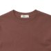 画像3: alvana（アルヴァナ）空紡 L/S TEE SHIRTS（空紡ロングスリーブTシャツ）/ Red Brown（レッドブラウン）